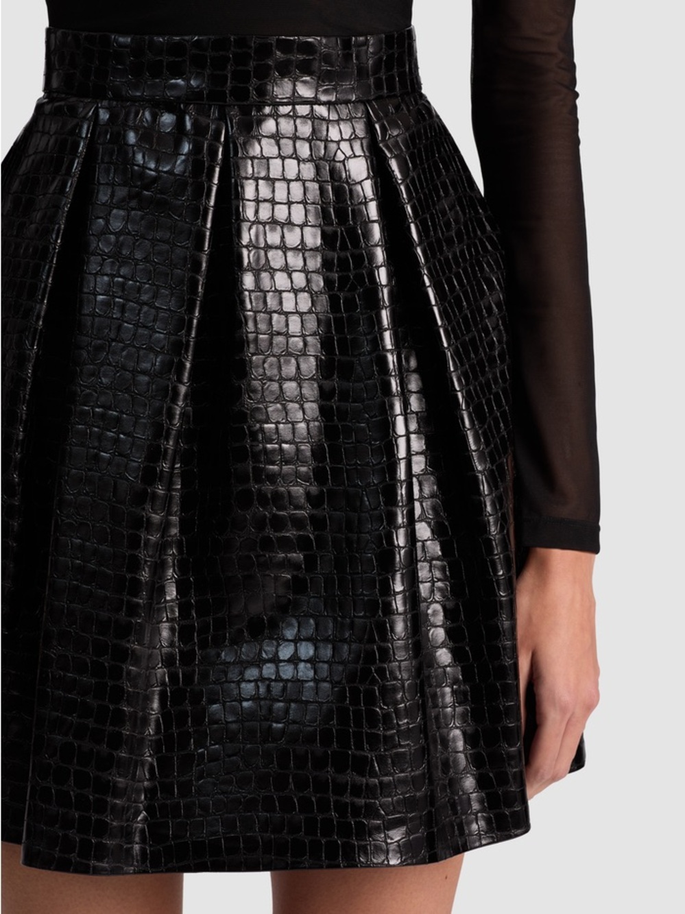 Alice+Olivia CHARA VEGAN MINI DRESS Size 2 - Picture 3 of 11